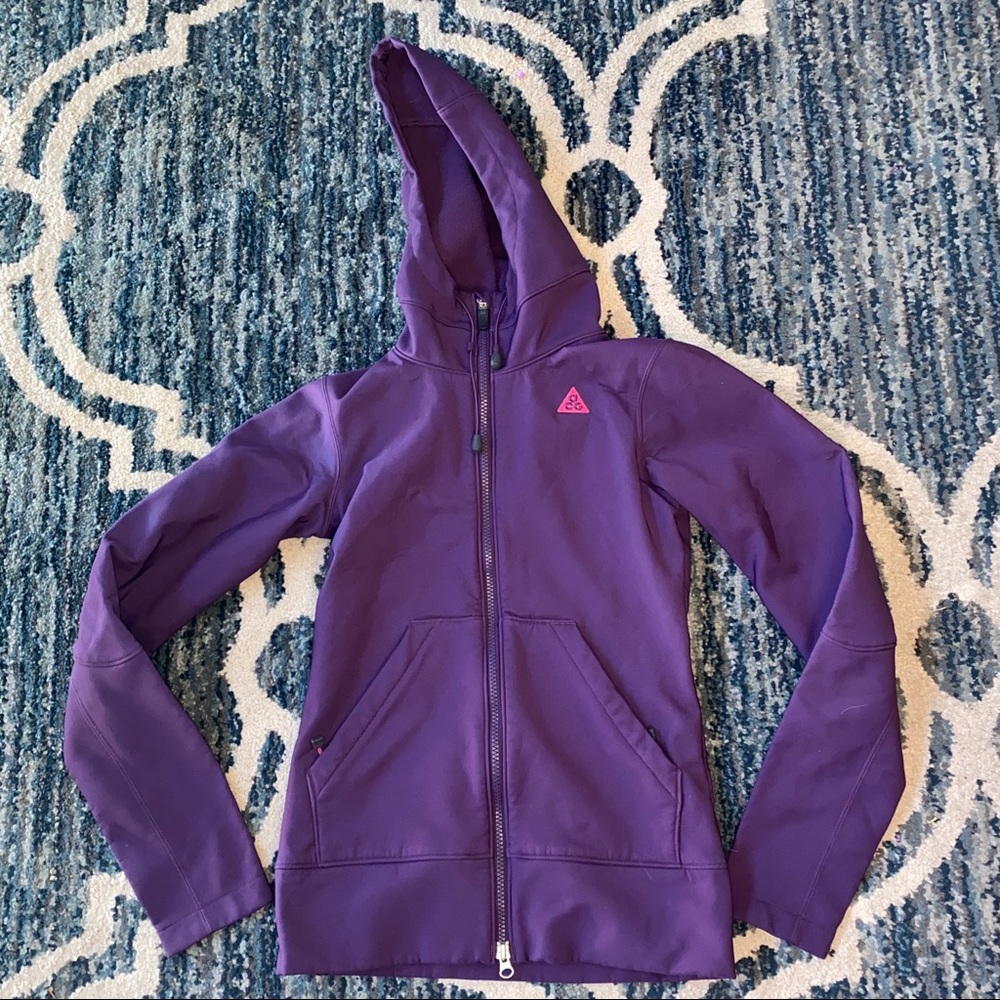 Women's Nike Acg Soft Shell Jacket W Hood Sz XXS